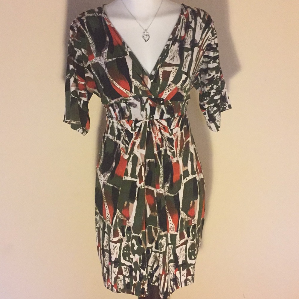 V-Neck Casual Dress
